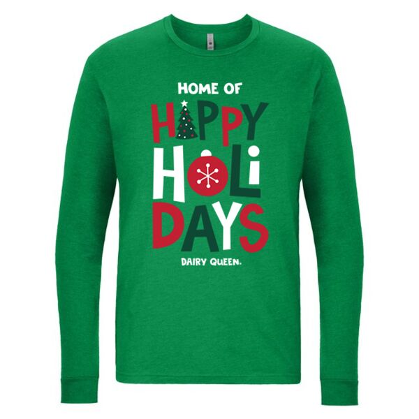 Home of Happy Holidays Long Sleeve Tee Thumbnail